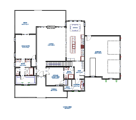 The Aspen Ridge Plan | 2995 SF | 4 Beds | 3 Baths