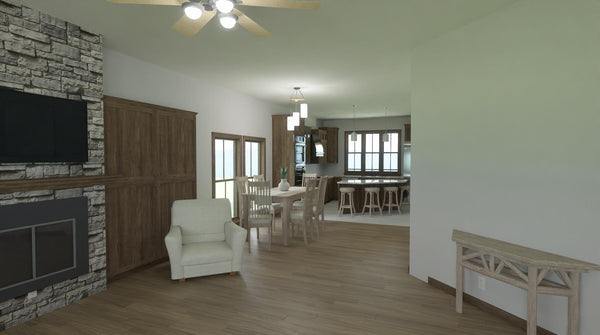 The Willow Creek Plan | 2375 SF | 5 Beds | 3 Baths | Garage