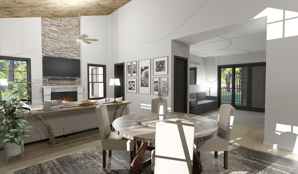 The Jupiter Hill Plan | 1474 SF | 2-3 Beds | 3 Baths