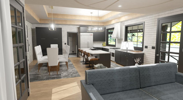 The Pine Hollow Plan | 1204 SF | 1 Beds | 1 Baths