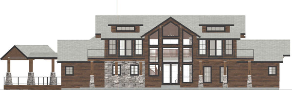 The Birchwood Retreat Plan | 3837 SF | 5 Beds | 5 Baths