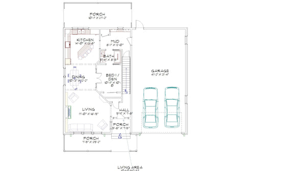 The Willow Creek Plan | 2375 SF | 5 Beds | 3 Baths | Garage