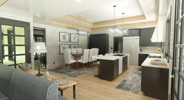 The Pine Hollow Plan  | 1204 SF  | 1 Beds  | 1 Baths