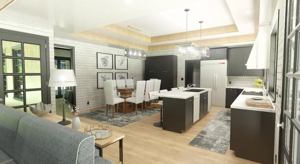 The Pine Hollow Plan  | 1204 SF  | 1 Beds  | 1 Baths