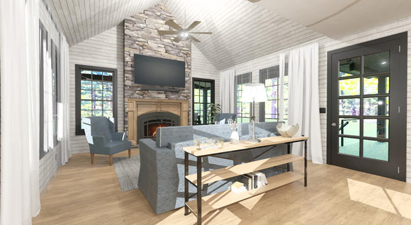 The Pine Hollow Plan  | 1204 SF  | 1 Beds  | 1 Baths