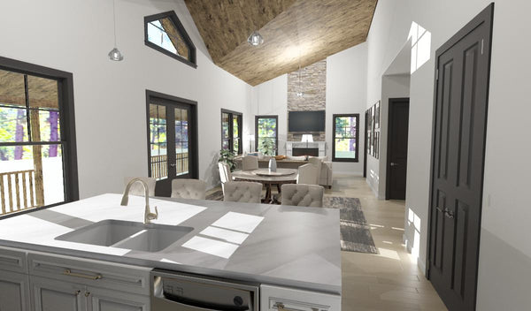The Jupiter Hill Plan  | 1474 SF  | 2-3 Beds  | 3 Baths