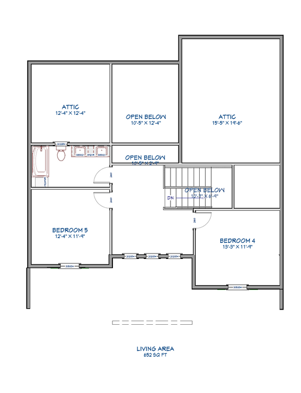 The Maple Glen Plan  | 2706 SF  | 5 Beds  | 3 Baths