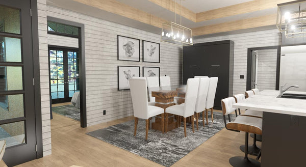 The Pine Hollow Plan  | 1204 SF  | 1 Beds  | 1 Baths