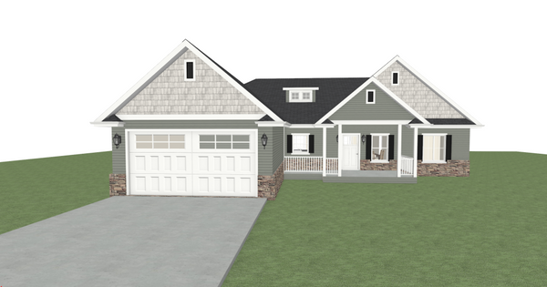 The Cottonwood Bend Plan  | 1604 SF  | 3 Beds  | 2 Baths