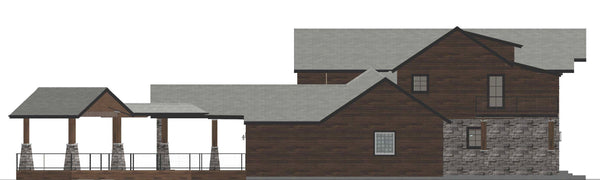The Birchwood Retreat Plan  | 3837 SF  | 5 Beds  | 5 Baths