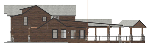 The Birchwood Retreat Plan  | 3837 SF  | 5 Beds  | 5 Baths